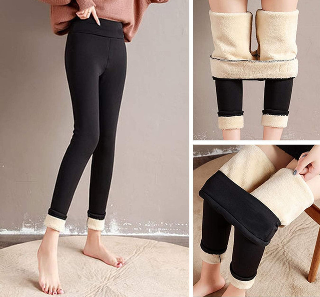 Cozy-Fit™ Sherpa Lined Thermal Leggings – Ultra-Warm, Flattering & Stretchy