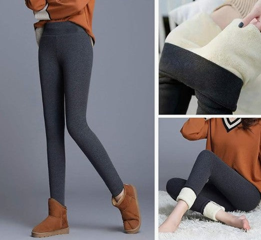 Cozy-Fit™ Sherpa Lined Thermal Leggings – Ultra-Warm, Flattering & Stretchy